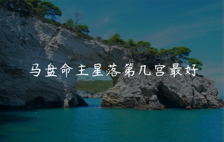 马盘命主星落第几宫最好，马盘金星落7宫代表什么