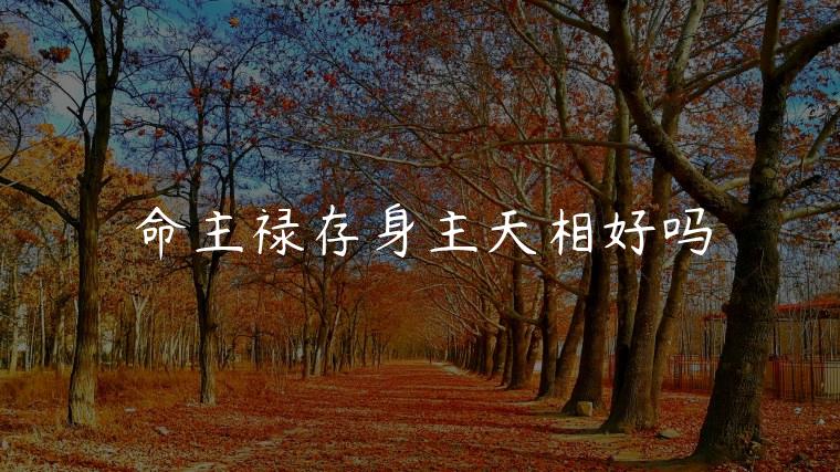 命主禄存身主天相好吗，命主禄存身主天相女人怎样