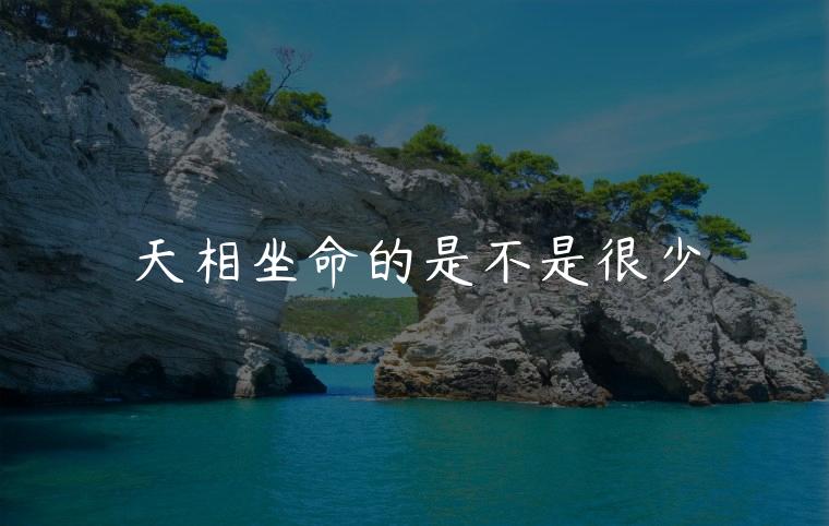 天相坐命的是不是很少，天相坐命的是不是很少命宫坐天相