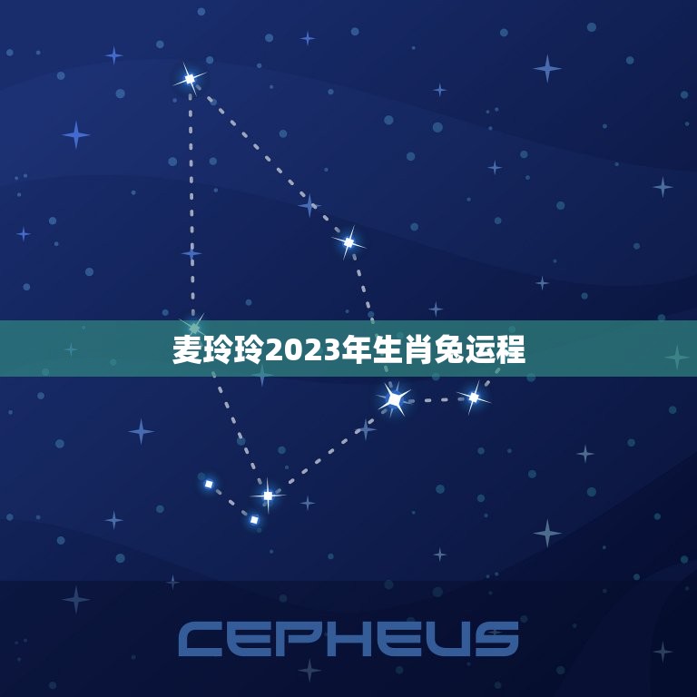 麦玲玲2023年生肖兔运程(介绍兔年运势)